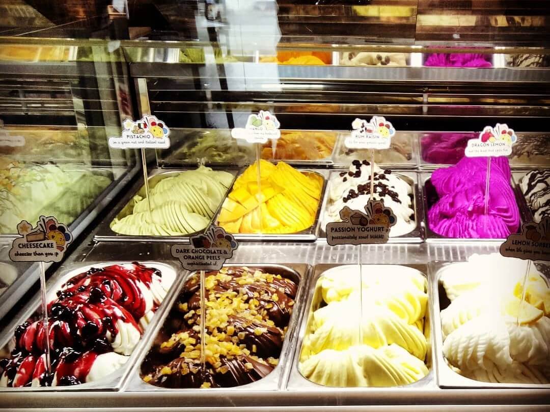 Varian rasa premium di Otello Gelato